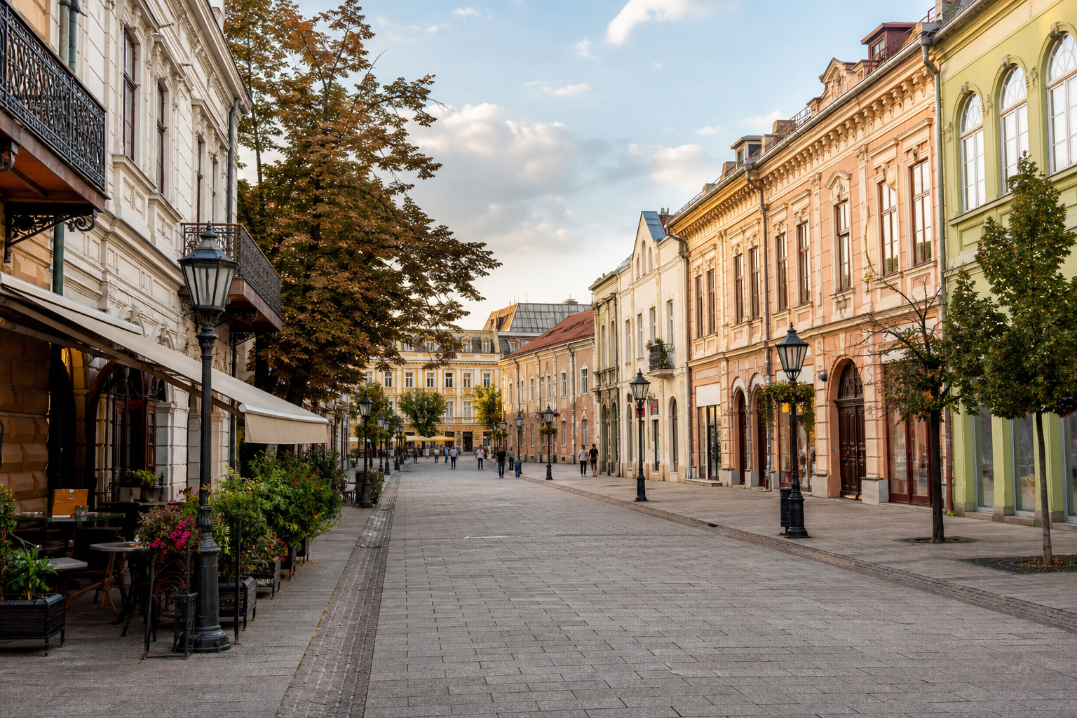 Pešačka zona u centru Novog Sada