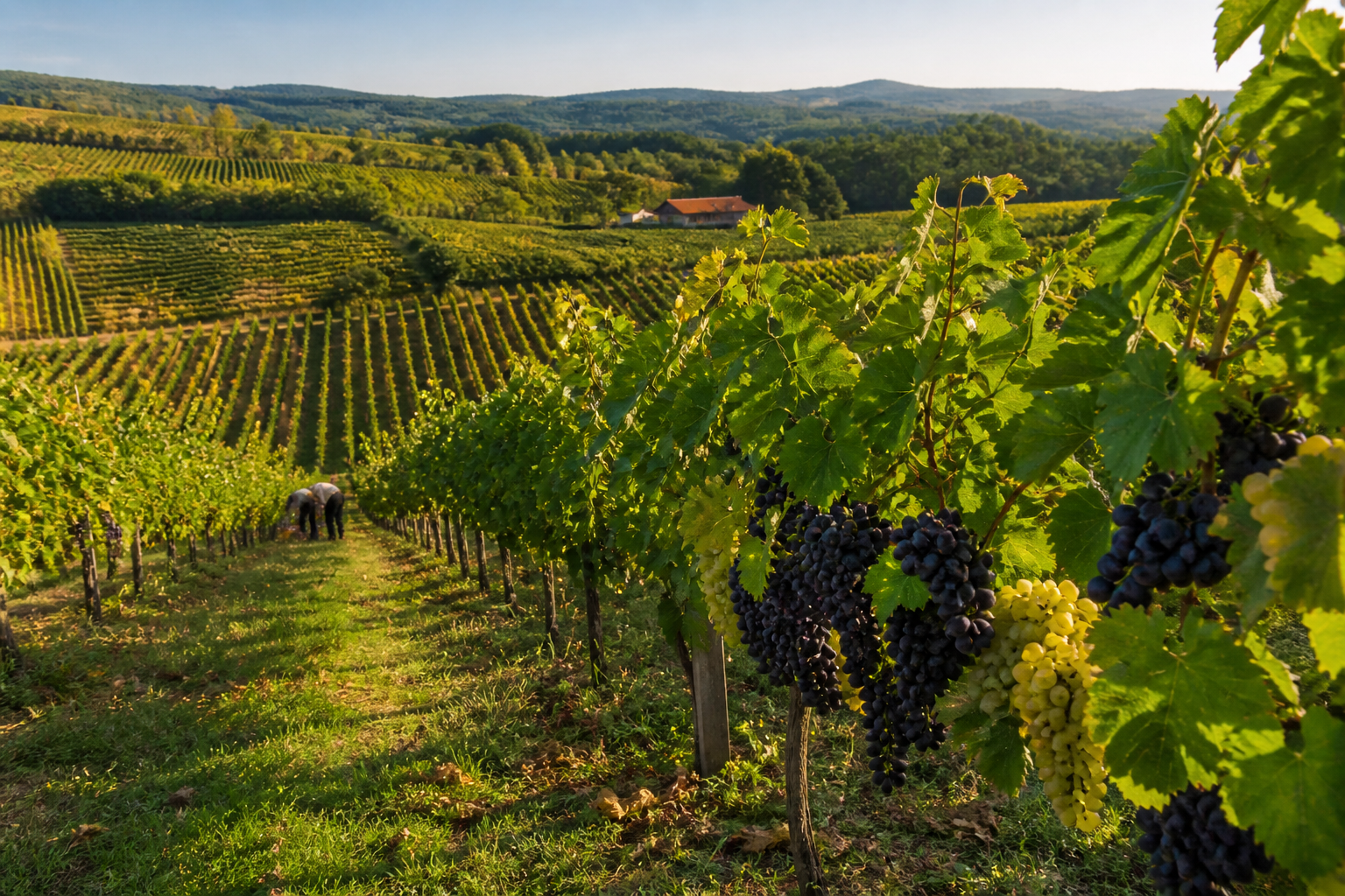 Vinogradi Fruške gore u septembru